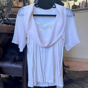 Pink top from Soft Surroundings.